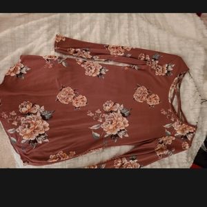 Women's body con flower dress